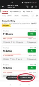 Dream11 Team Kaise banaye